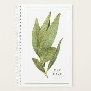 FRESH BAY LEAVES 5.5x8.5 Planner