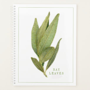FRESH BAY LEAVES 8.5x11 Planner / Calendar