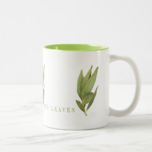 FRESH BAY LEAVES Lime Two-Tone Mug