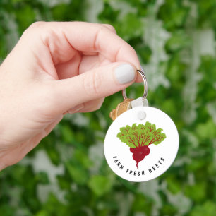 Fresh Beet Collection Key Ring