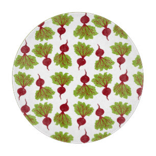 Fresh Beet Collection White Cutting Board
