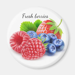 Fresh berries magnet