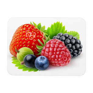 Fresh berries magnet