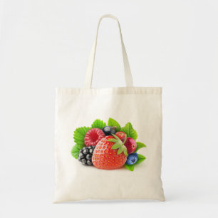 Fresh berries tote bag