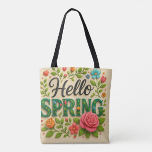 Fresh Blooms & Sunshine – Hello Spring Eco Tote Bag