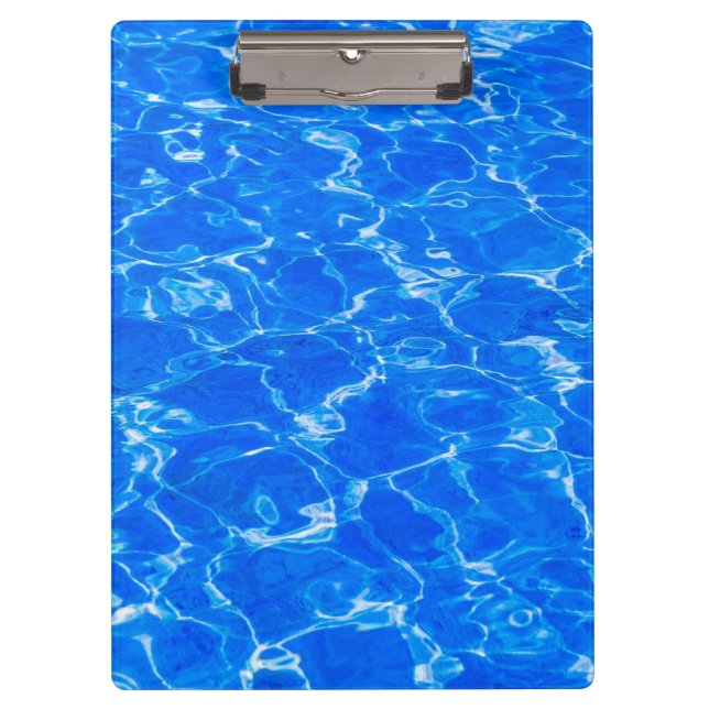Fresh Blue Water Clipboard (Front)
