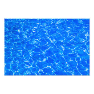 Fresh Blue Water Photo Print