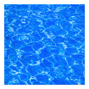Fresh Blue Water Photo Print