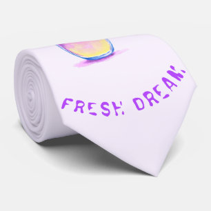 Fresh Blueberry Drink Neck Tie - Custom Text