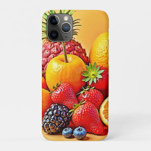 Fresh Bounty: Vibrant Fruit Harvest Design  iPhone 11 Pro Case
