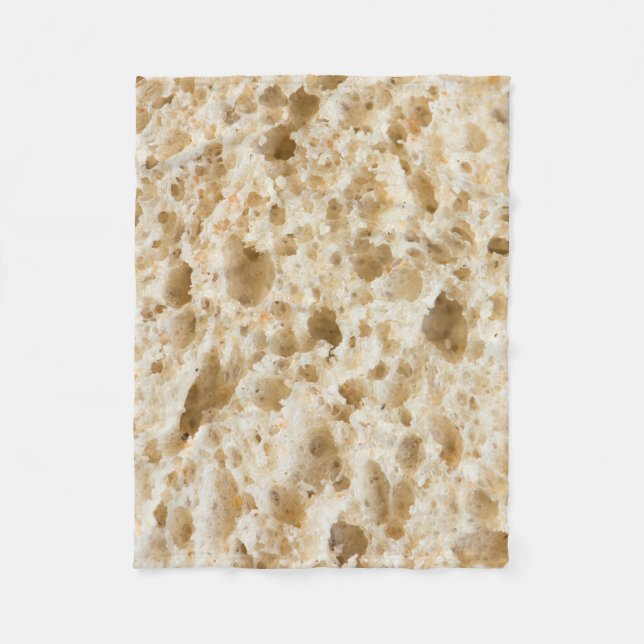 Fresh bread pattern fleece blanket (Front)