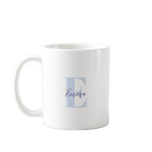 Fresh Bright Mug with Monogram Inspirational 