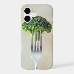 Fresh Broccoli On a Fork 