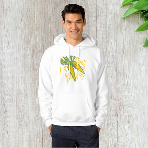 Fresh Carrot Colourful Vegetable Art Hoodie