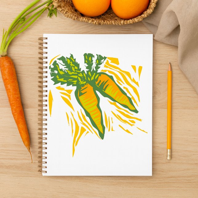Fresh Carrot Colourful Vegetable Art Planner (Creator Uploaded)