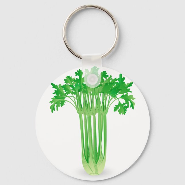 Fresh Celery Keychain (Front)