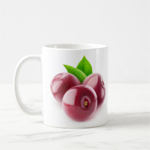 Fresh cherries coffee mug