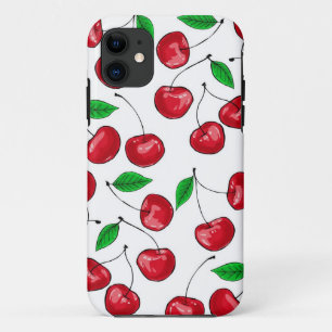Fresh cherries pattern iPhone 11 case