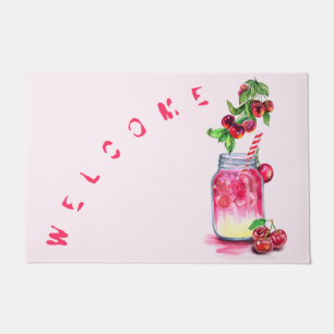 Fresh Cherry Drink Doormat