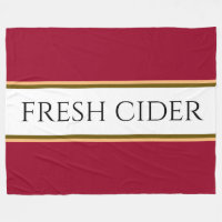 FRESH CIDER Colourful Apple Red White Stripes