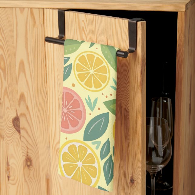 FRESH CITRUS FRUIT GOODNESS  TEA TOWEL (Thirds Fold)
