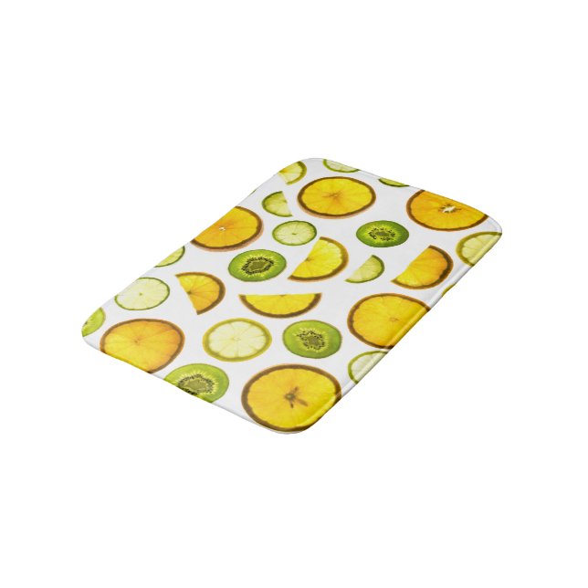 Fresh Citrus Fruits Bath Mat (Angled)