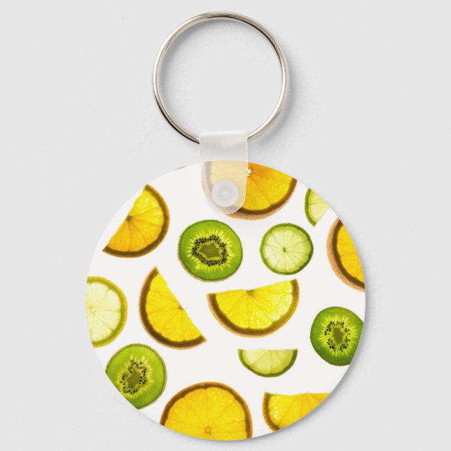 Fresh Citrus Fruits Key Ring (Front)