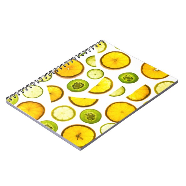 Fresh Citrus Fruits Notebook (Left Side)