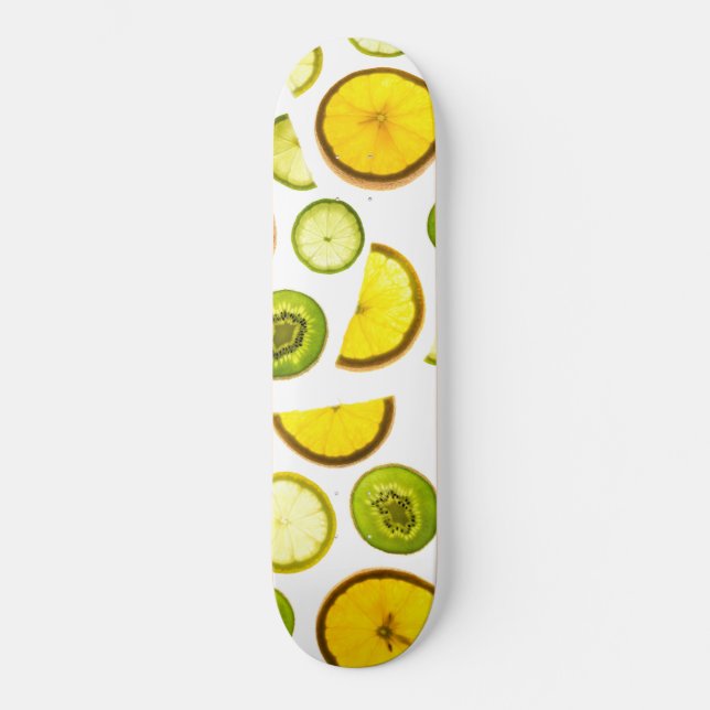Fresh Citrus Fruits Skateboard (Front)