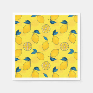 Fresh Citrus Lemon Napkin