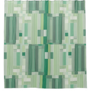 Fresh Clean Green Shower Curtain