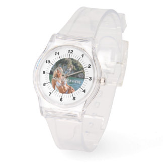 FRESH! 💧 Clear Silicone Strap Watch