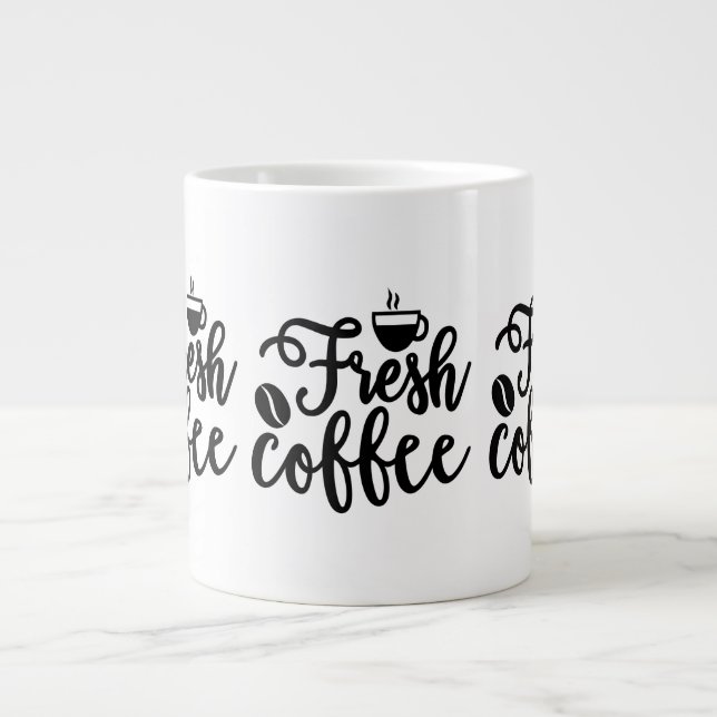 Fresh coffee coffee mug (Front)