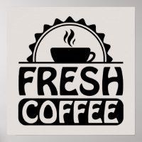 fresh coffee word art vendors