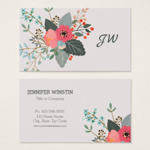 Fresh Colourful Flower Bouquet Template
