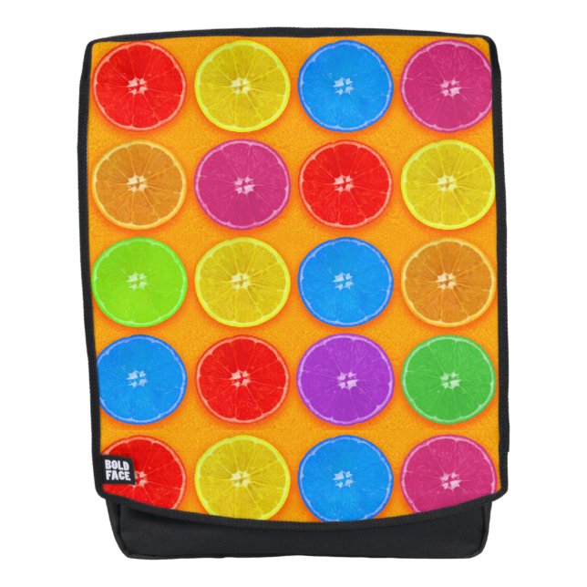 Fresh Colourful Orange Slices Backpack (Front)