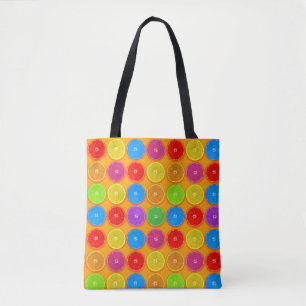 Fresh Colourful Orange Slices Tote Bag