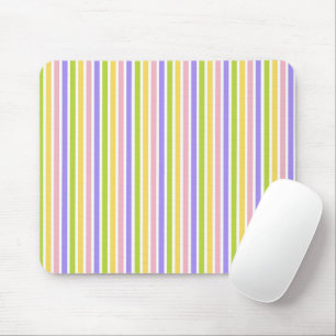 Fresh Colourful Striped Abstract Style Pattern Mouse Pad