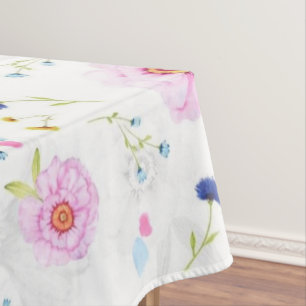 Fresh Colours Flowers Tablecloth