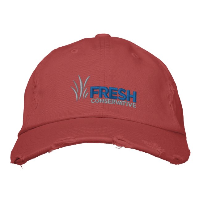 Fresh Conservative Logo Distressed Hat (Front)