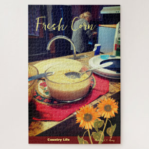 Fresh Corn / Country Life - Garden Jigsaw Puzzle