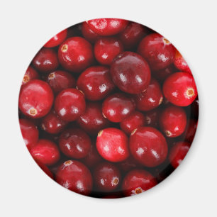 Fresh Cranberry Background Magnet