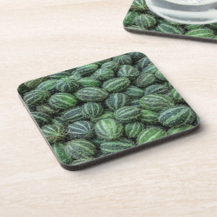 Fresh Cucamelon Green Striped Mexican Fruit Coaster