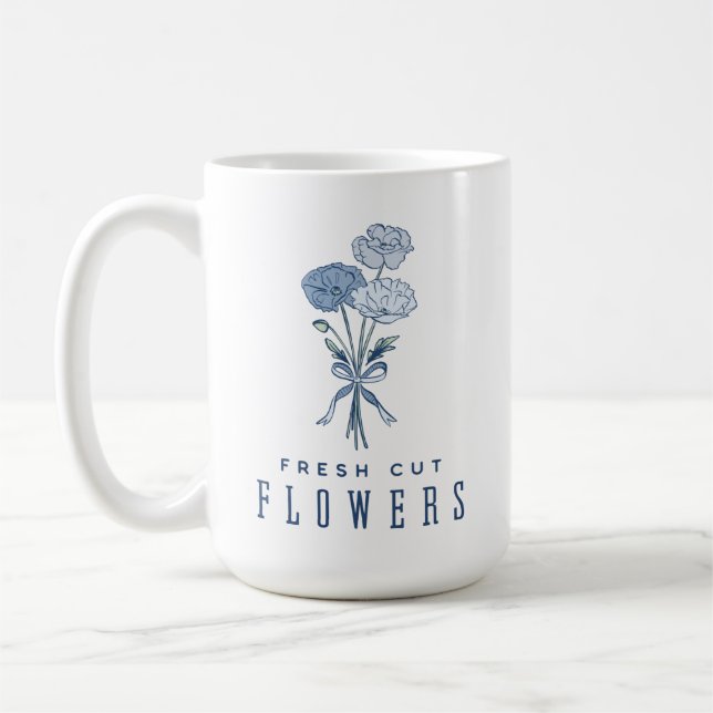 Fresh Cut Flowers Mug (Left)