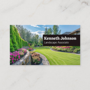 Fresh Cut Lawn   Residential Landscape Business Card