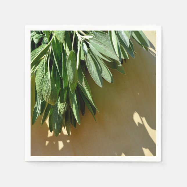 Fresh-cut Sage Napkin (Front)