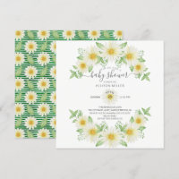 Fresh Daisy Floral Baby Shower