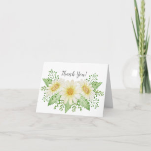 Fresh Daisy Thank You Note Card