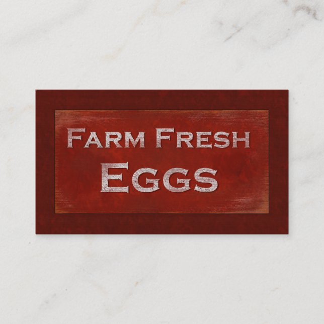Fresh Eggs Business Card (Front)