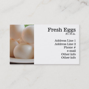Fresh Eggs Business Cards